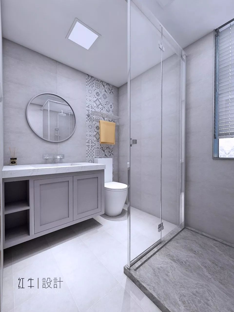 南京保利国际社区88平米现代简约风格装修09卫生间